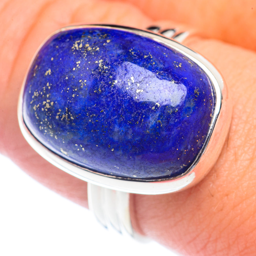 Lapis Lazuli Rings handcrafted by Ana Silver Co - RING71998