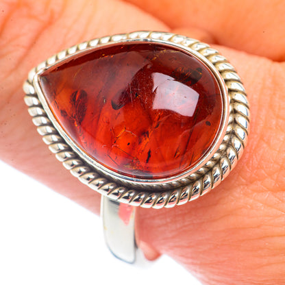 Baltic Amber Rings handcrafted by Ana Silver Co - RING72011