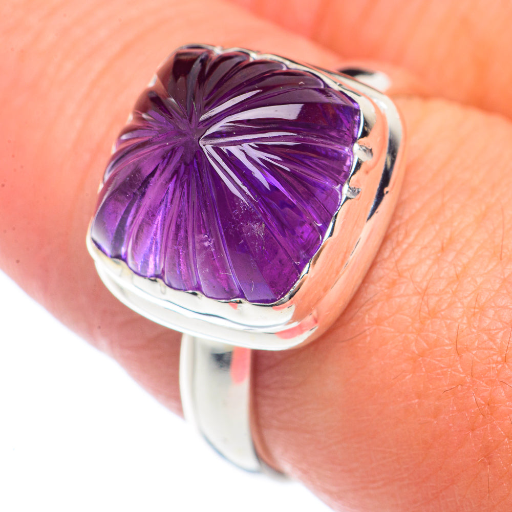 Amethyst Rings handcrafted by Ana Silver Co - RING72021
