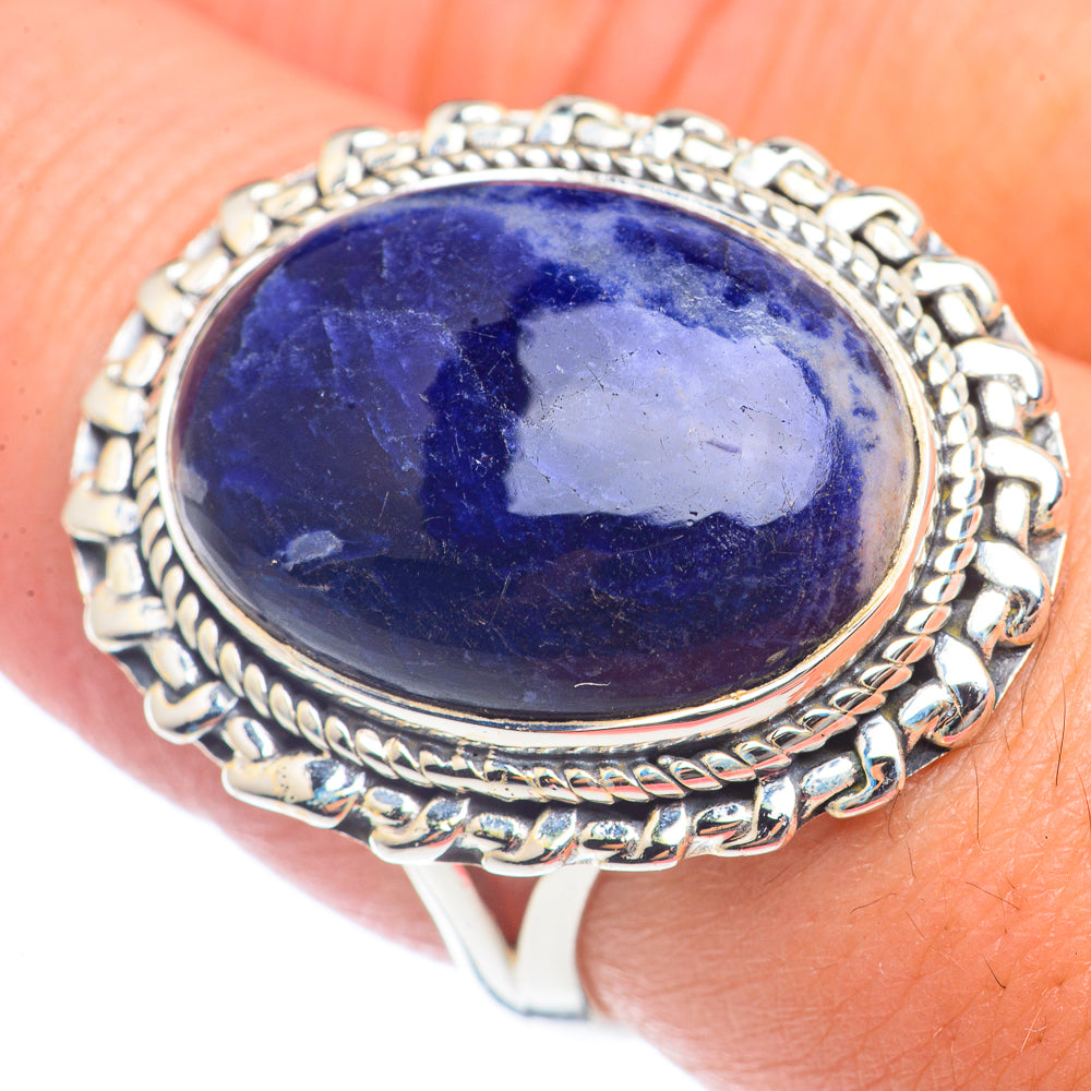 Sodalite Rings handcrafted by Ana Silver Co - RING72031