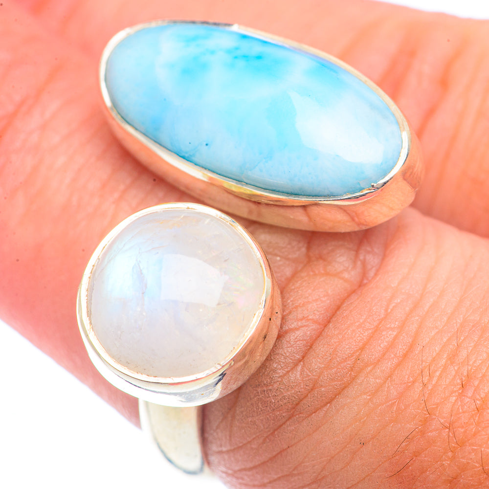 Larimar Rings handcrafted by Ana Silver Co - RING72038