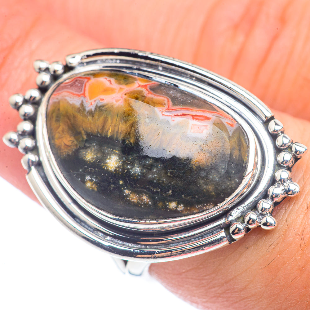 Ocean Jasper Rings handcrafted by Ana Silver Co - RING72039