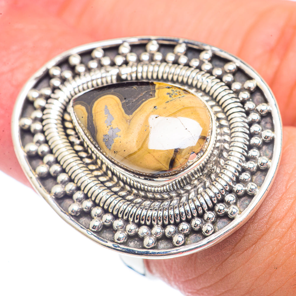 Ocean Jasper Rings handcrafted by Ana Silver Co - RING72043