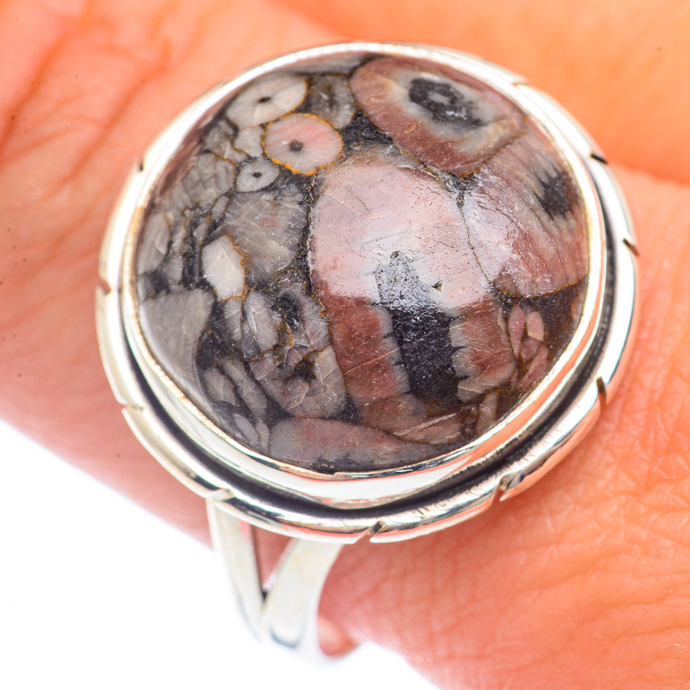 Crinoid Fossil Rings handcrafted by Ana Silver Co - RING72046
