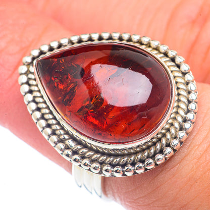 Baltic Amber Rings handcrafted by Ana Silver Co - RING72047