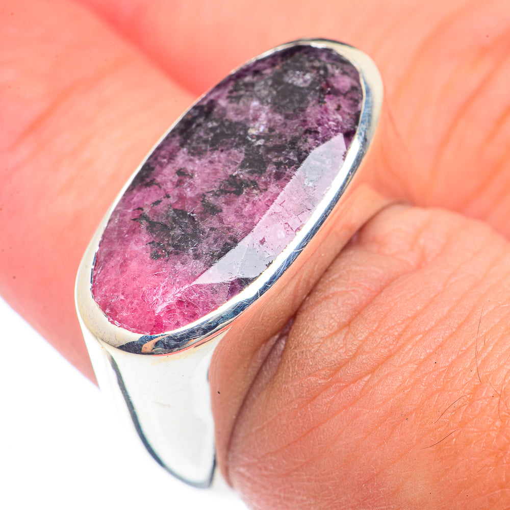 Rhodonite Rings handcrafted by Ana Silver Co - RING72049