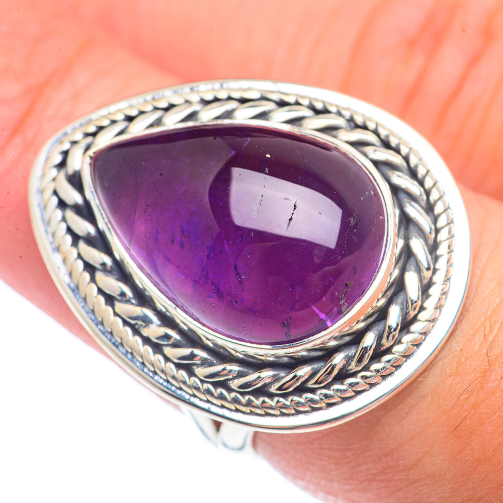Amethyst Rings handcrafted by Ana Silver Co - RING72061