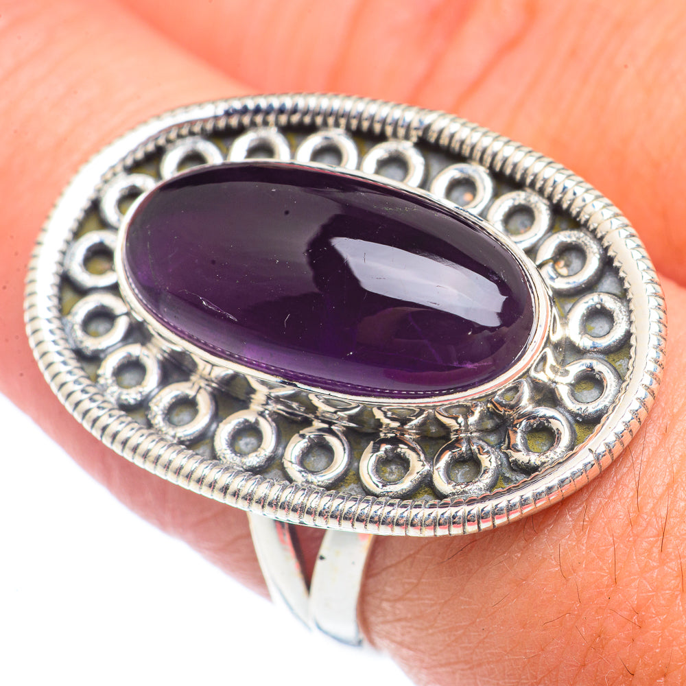 Amethyst Rings handcrafted by Ana Silver Co - RING72063