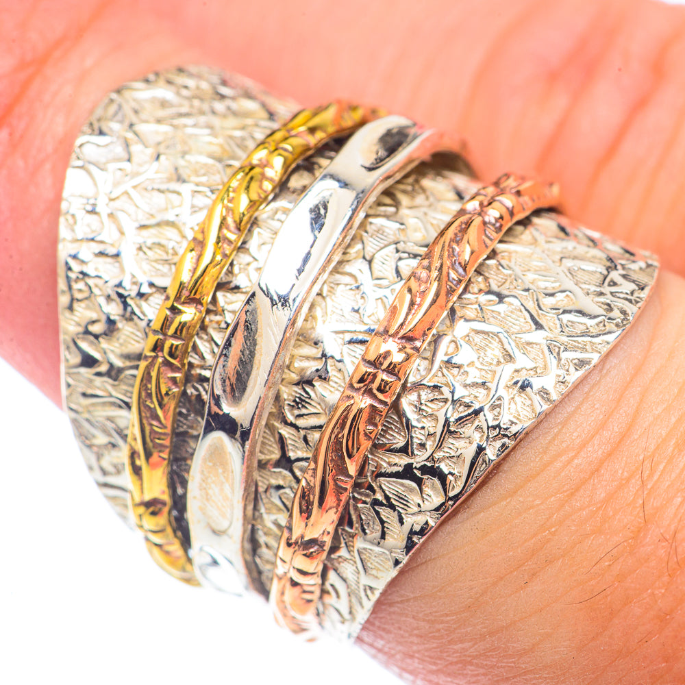Meditation Spinner Rings handcrafted by Ana Silver Co - RING72074