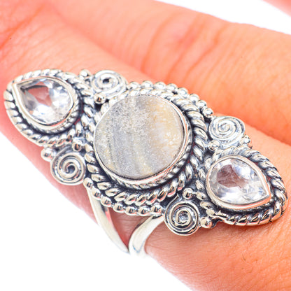 Desert Druzy Rings handcrafted by Ana Silver Co - RING72077