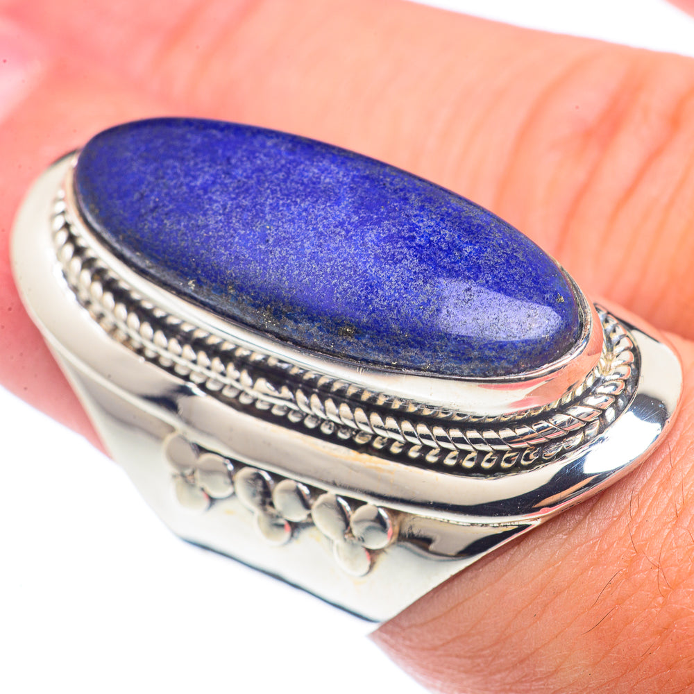 Lapis Lazuli Rings handcrafted by Ana Silver Co - RING72083