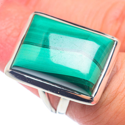 Malachite Rings handcrafted by Ana Silver Co - RING72090