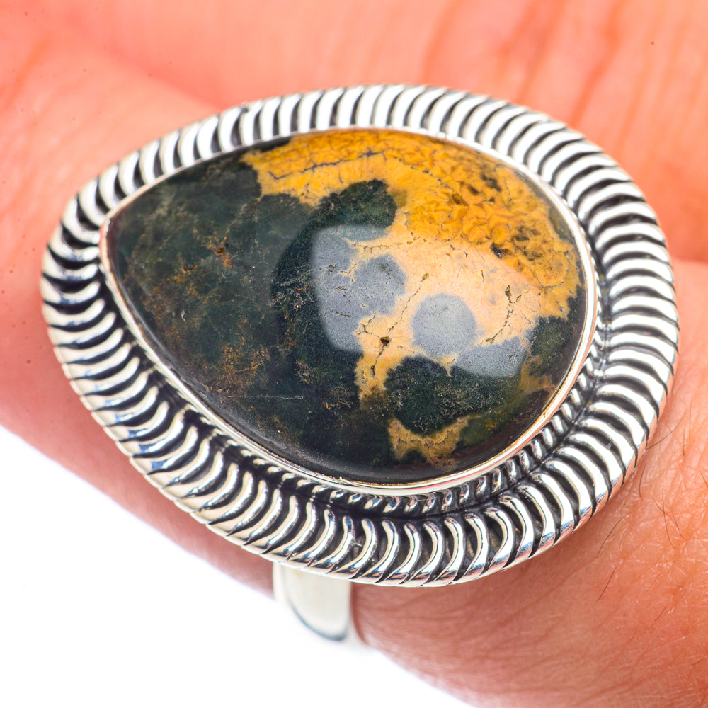Ocean Jasper Rings handcrafted by Ana Silver Co - RING72092