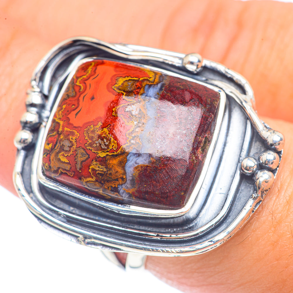 Mahogany Obsidian Rings handcrafted by Ana Silver Co - RING72094