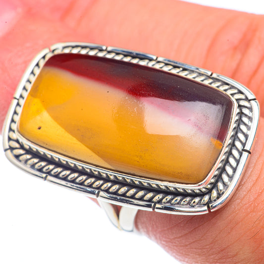 Mookaite Rings handcrafted by Ana Silver Co - RING72096