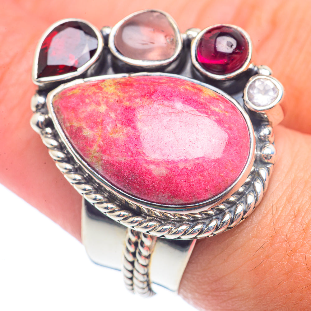 Thulite Rings handcrafted by Ana Silver Co - RING72101