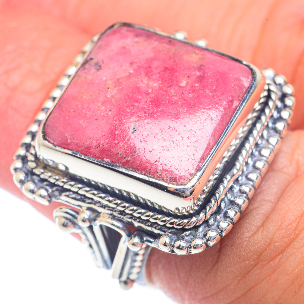 Rhodochrosite Rings handcrafted by Ana Silver Co - RING72102