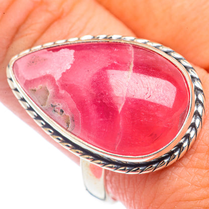 Rhodochrosite Rings handcrafted by Ana Silver Co - RING72103