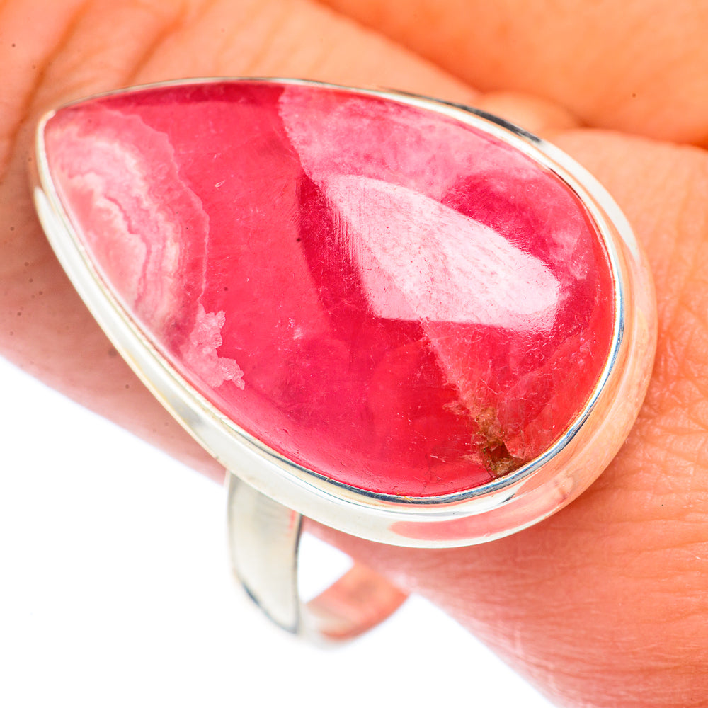 Rhodochrosite Rings handcrafted by Ana Silver Co - RING72105