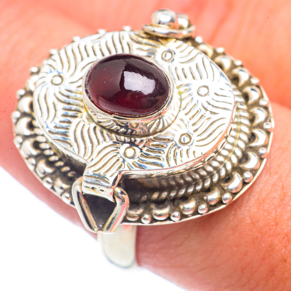 Garnet Rings handcrafted by Ana Silver Co - RING72107