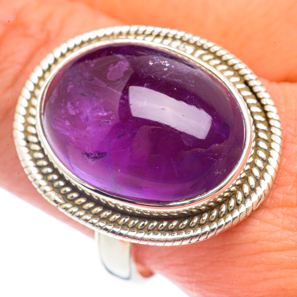 Amethyst Rings handcrafted by Ana Silver Co - RING72110