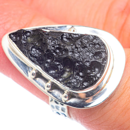 Tektite Rings handcrafted by Ana Silver Co - RING72114