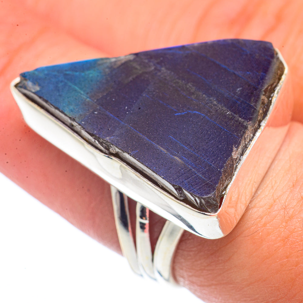 Labradorite Rings handcrafted by Ana Silver Co - RING72125