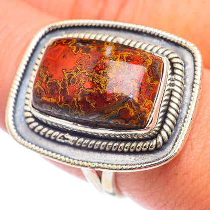 Mahogany Obsidian Rings handcrafted by Ana Silver Co - RING72132