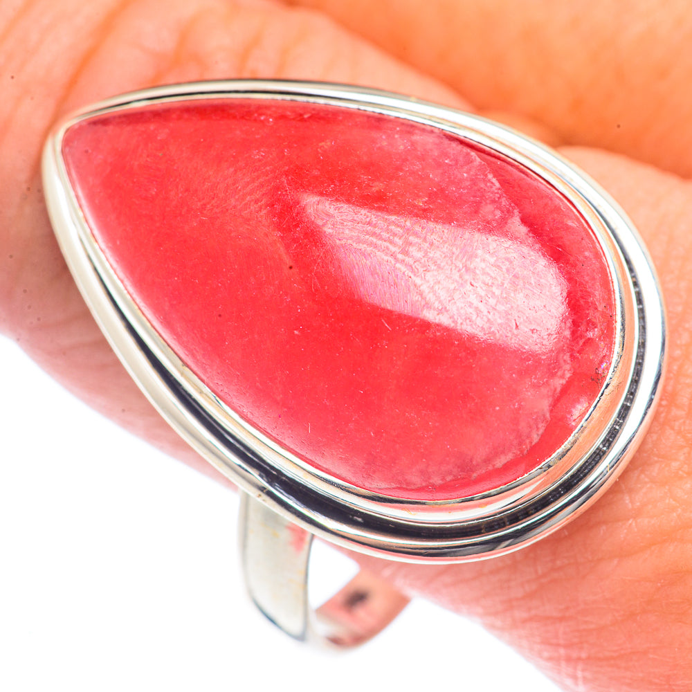 Rhodochrosite Rings handcrafted by Ana Silver Co - RING72134