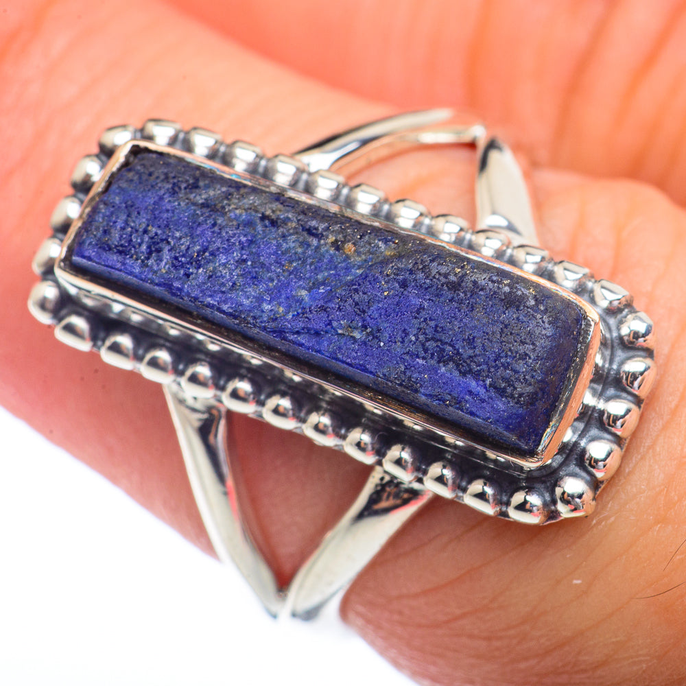 Lapis Lazuli Rings handcrafted by Ana Silver Co - RING72143