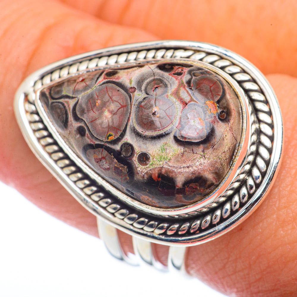 Poppy Jasper Rings handcrafted by Ana Silver Co - RING72149