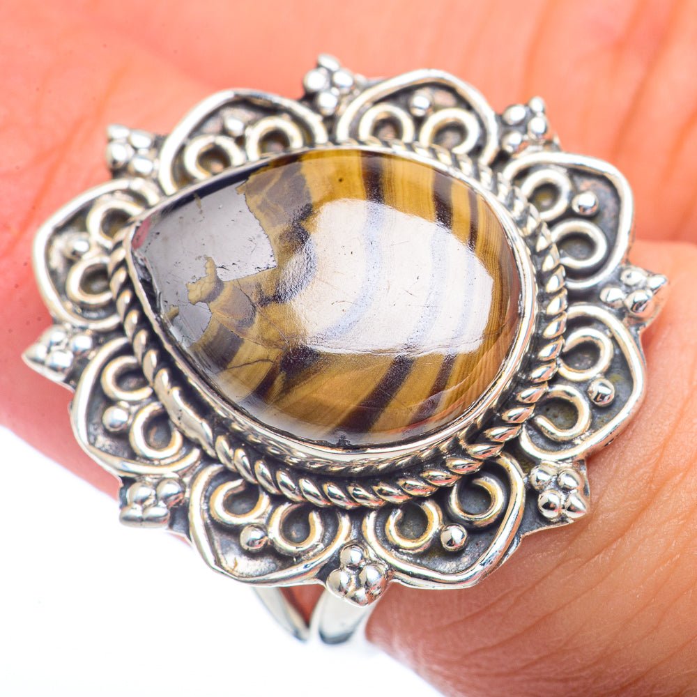 Schalenblende Rings handcrafted by Ana Silver Co - RING72151