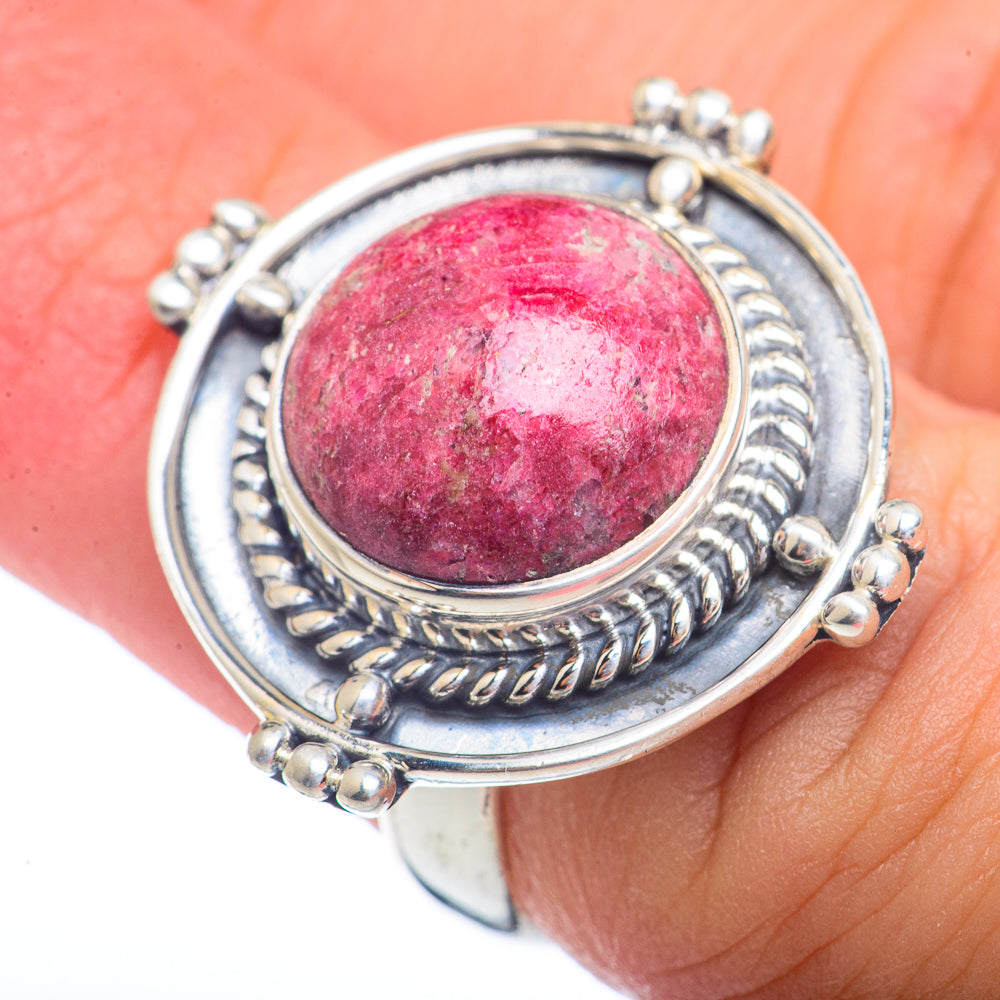Thulite Rings handcrafted by Ana Silver Co - RING72154