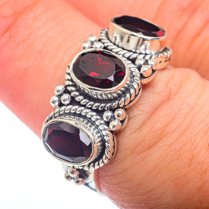 Garnet Rings handcrafted by Ana Silver Co - RING72160