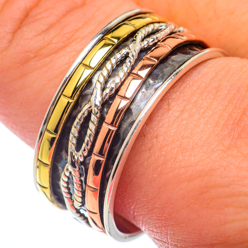 Meditation Spinner Rings handcrafted by Ana Silver Co - RING72166