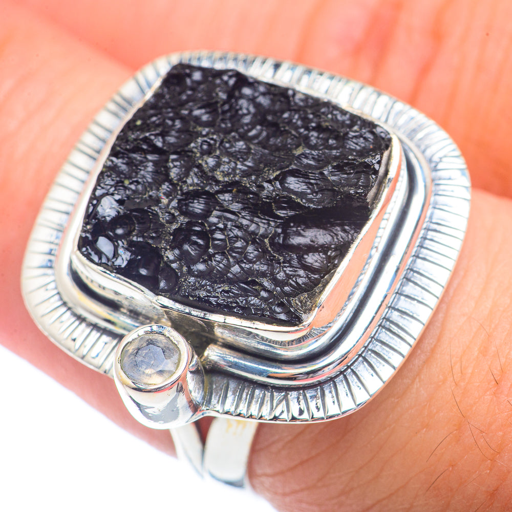 Tektite Rings handcrafted by Ana Silver Co - RING72167