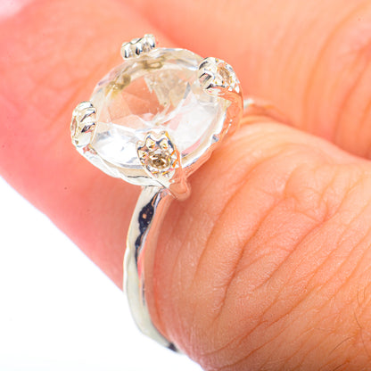White Quartz Rings handcrafted by Ana Silver Co - RING72170