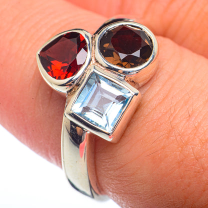 Garnet Rings handcrafted by Ana Silver Co - RING72176