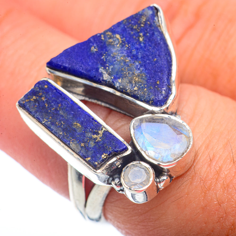 Lapis Lazuli Rings handcrafted by Ana Silver Co - RING72182