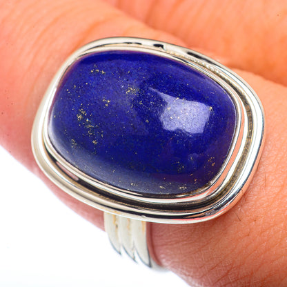 Lapis Lazuli Rings handcrafted by Ana Silver Co - RING72185