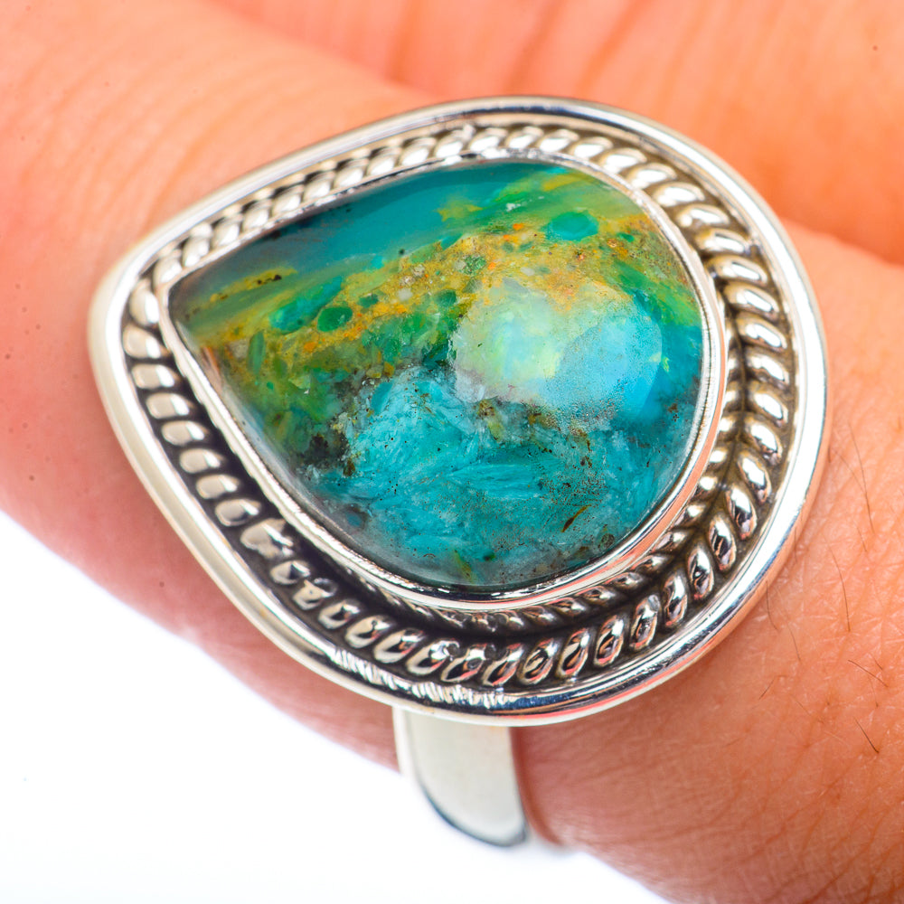 Peruvian Opal Rings handcrafted by Ana Silver Co - RING72186