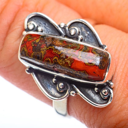 Moroccan Agate Rings handcrafted by Ana Silver Co - RING72192