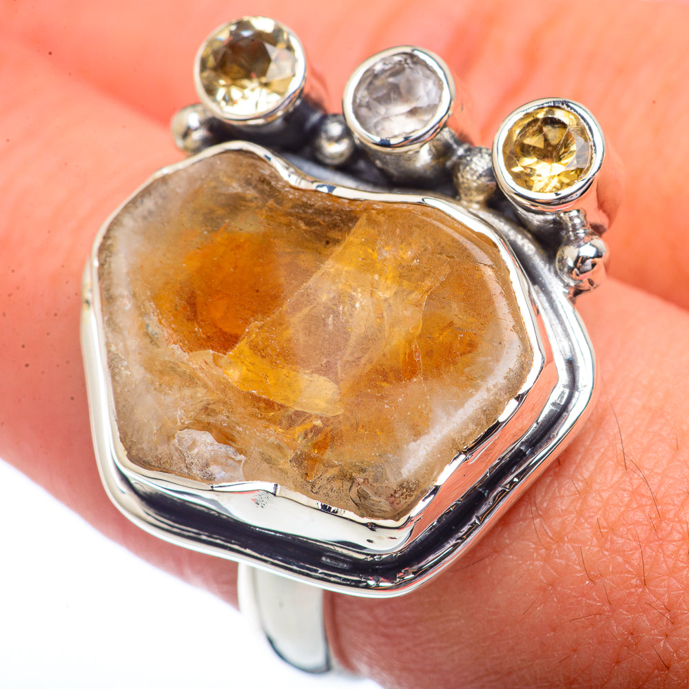 Citrine Rings handcrafted by Ana Silver Co - RING72196