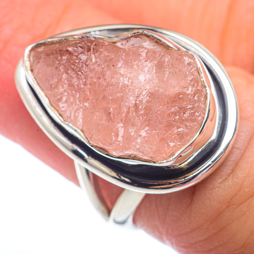 Rose Quartz Rings handcrafted by Ana Silver Co - RING72199