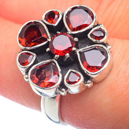Garnet Rings handcrafted by Ana Silver Co - RING72203