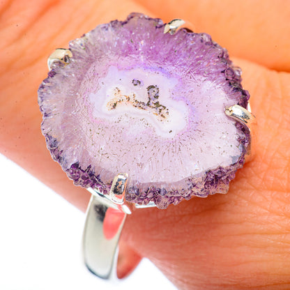 Amethyst Stalactite Rings handcrafted by Ana Silver Co - RING72205