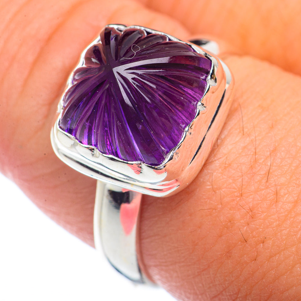 Amethyst Rings handcrafted by Ana Silver Co - RING72207