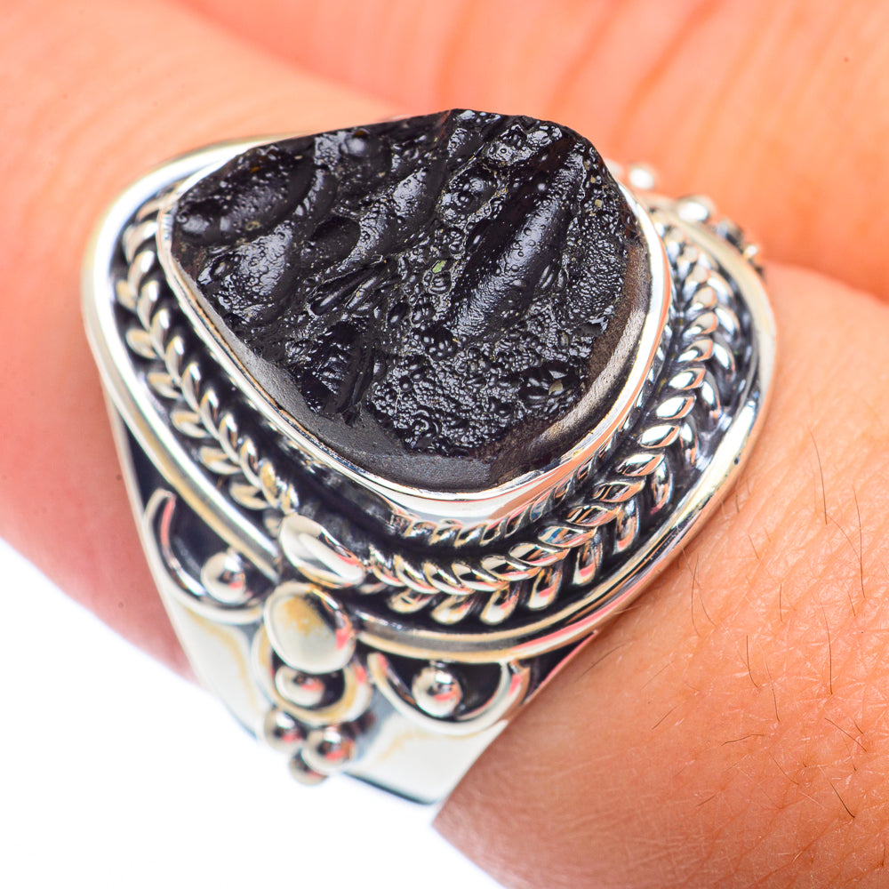Tektite Rings handcrafted by Ana Silver Co - RING72210