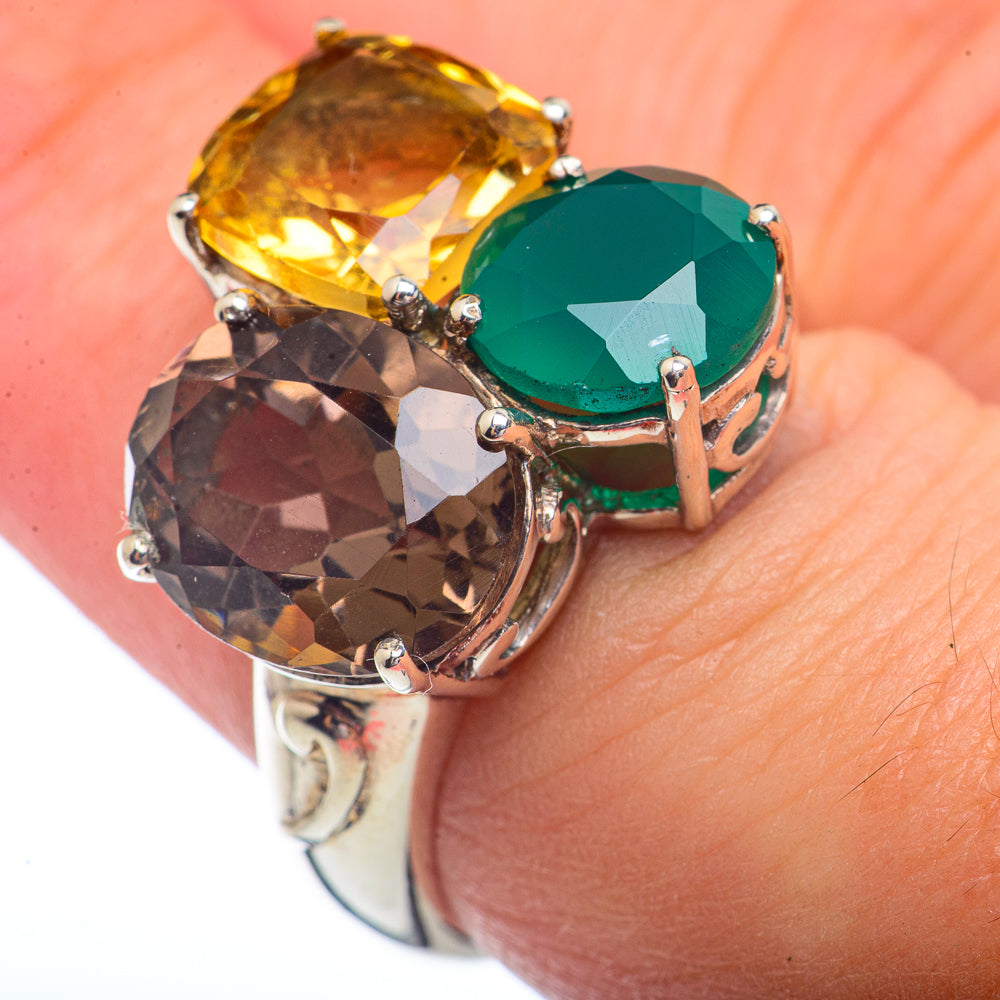Smoky Quartz Rings handcrafted by Ana Silver Co - RING72218