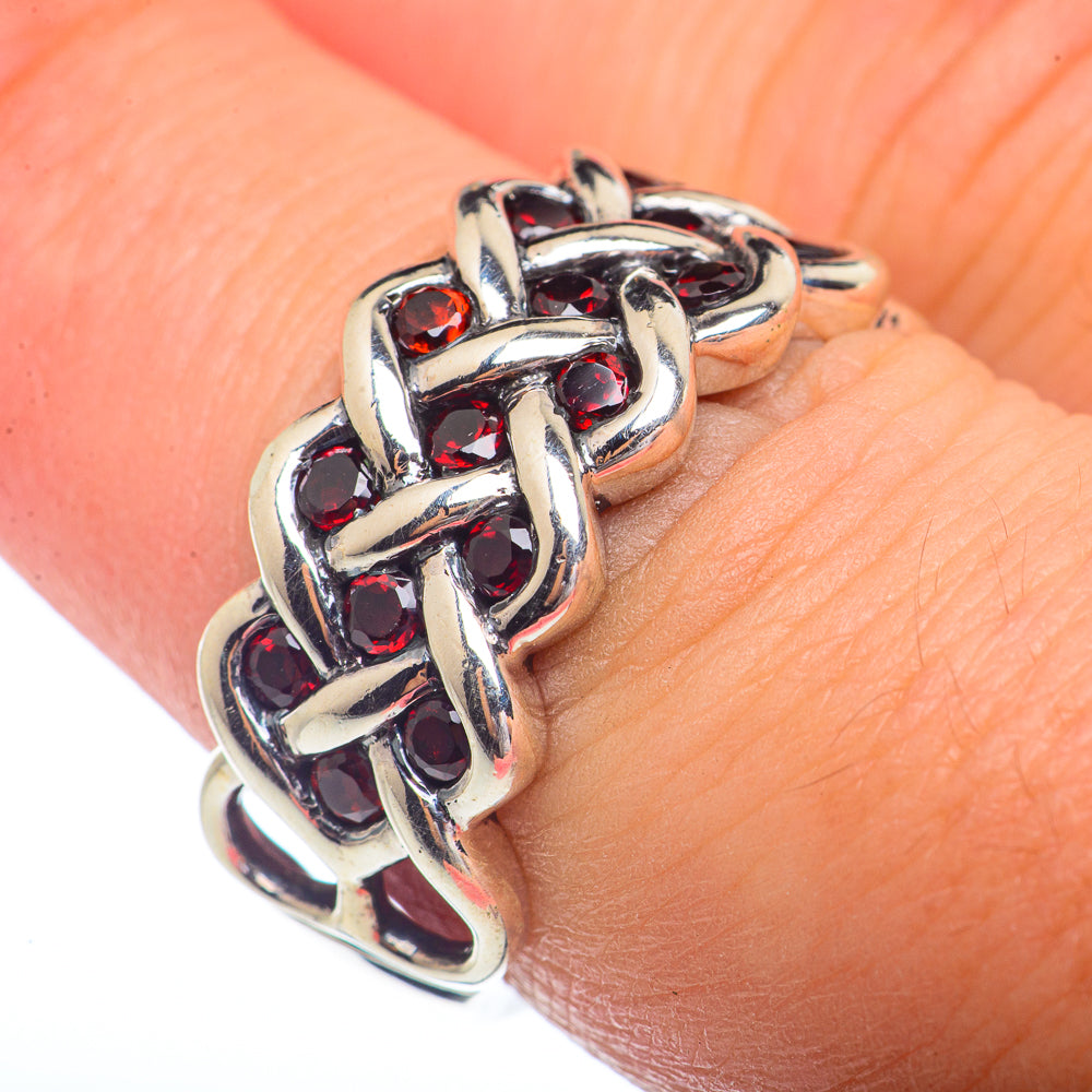 Garnet Rings handcrafted by Ana Silver Co - RING72246